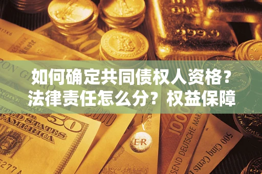 北京如何确定共同债权人资格？法律责任怎么分？权益保障技巧揭秘！