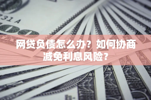 北京网贷负债怎么办？如何协商减免利息风险？