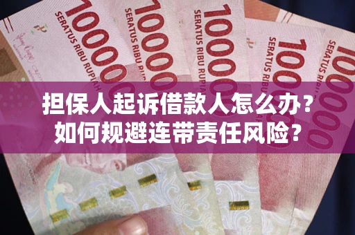 北京担保人起诉借款人怎么办？如何规避连带责任风险？