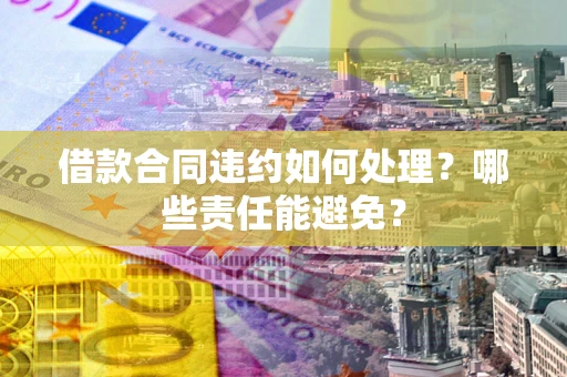 北京借款合同违约如何处理？哪些责任能避免？